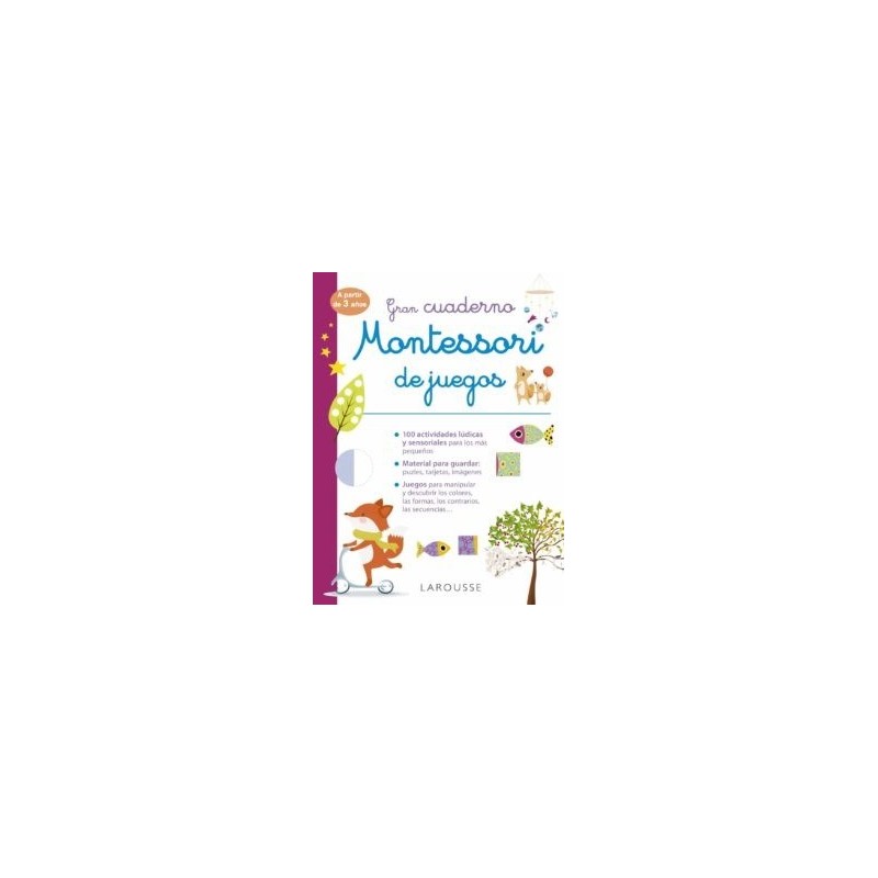 Gran Cuaderno Montessori de Juegos. A partir de 3 años