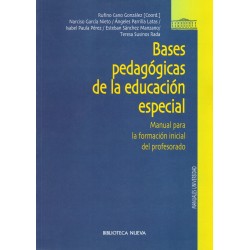 Bases pedagógicas de la educación especial