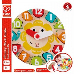 Juego Chunky Clock Puzzle (Reloj infantil de las formas)