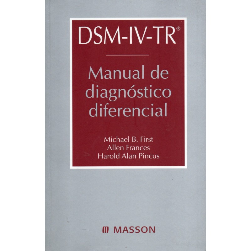DSM-IV-TR: Manual de diagnóstico diferencial